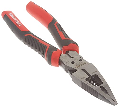 CRAFTSMAN Long Nose Pliers, 8-Inch Multi Function (CMHT81715)