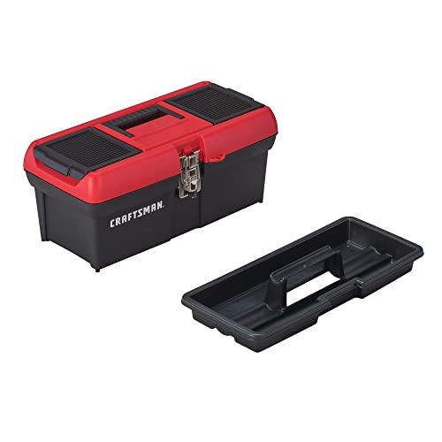 CRAFTSMAN Tool Box, Lockable, 16 in., Red/Black (CMST16901)