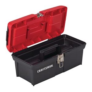 CRAFTSMAN Tool Box, Lockable, 16 in., Red/Black (CMST16901)