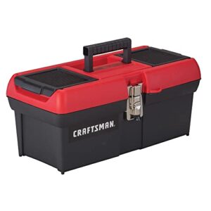 CRAFTSMAN Tool Box, Lockable, 16 in., Red/Black (CMST16901)