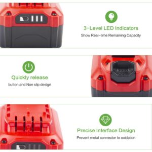 Fancy Buying 20V 6000mAh Lithium Battery Repalcement for Craftsman V20 Lithium Ion Battery CMCB202 CMCB202-2 CMCB204 CMCB204-2 CMCS500B CMCD700C1