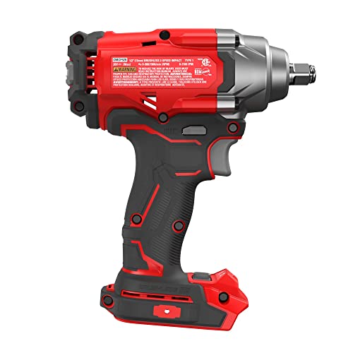 CRAFTSMAN 20V Brushless Cordless Impact Driver, 1/2 IN, Tool Only (CMCF921B)