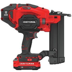 CRAFTSMAN V20 Cordless Brad Nailer Kit, 18GA (CMCN618C1)