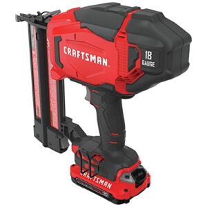 CRAFTSMAN V20 Cordless Brad Nailer Kit, 18GA (CMCN618C1)