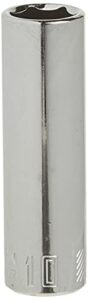 craftsman deep socket, metric, 1/4-inch drive, 10mm, 6-point (cmmt44407)