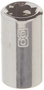 craftsman shallow socket, metric, 1/4-inch drive, 8mm, 6-point (cmmt43504)