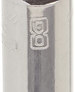 CRAFTSMAN Shallow Socket, Metric, 1/4-Inch Drive, 8mm, 6-Point (CMMT43504)