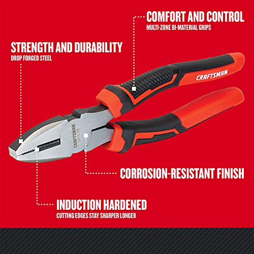 CRAFTSMAN Linesman Pliers, 8-Inch (CMHT81648)