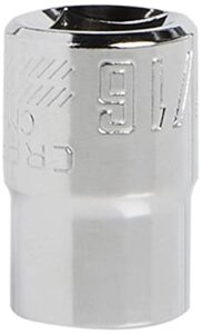craftsman shallow socket, sae, 3/8-inch drive, 7/16-inch, 6-point (cmmt43002)