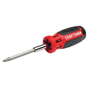 CRAFTSMAN Quick Change Screwdriver, 7-Piece Bits (CMHT68006)