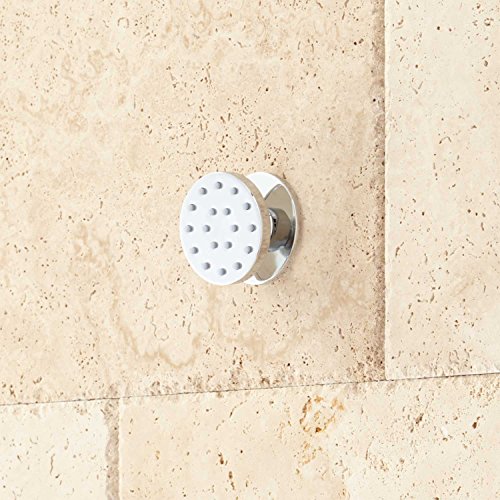 Signature Hardware 927745 Arin Thermostatic Shower System with Rain Shower Head, Hand Shower and 6 Body Sprays - Rough In Included