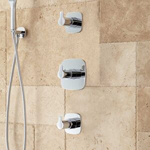 Signature Hardware 927745 Arin Thermostatic Shower System with Rain Shower Head, Hand Shower and 6 Body Sprays - Rough In Included