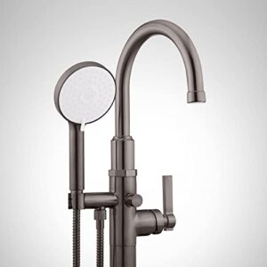 Signature Hardware 948657-LV Greyfield Floor Mounted Tub Filler Faucet - Includes Hand Shower