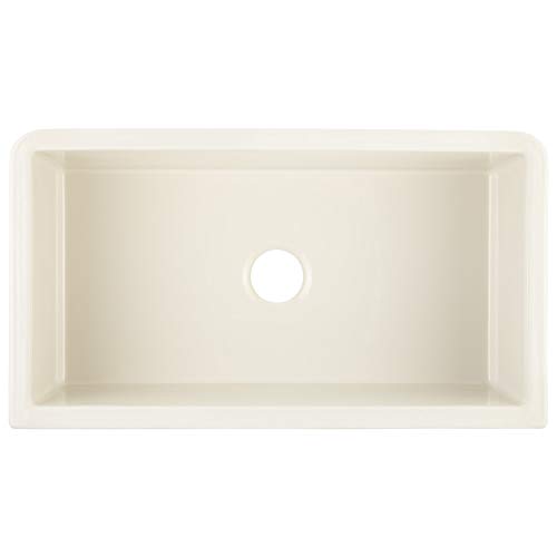 Signature Hardware 934790-33 Grigham 33" Single Basin Fireclay Reversible Farmhouse Sink