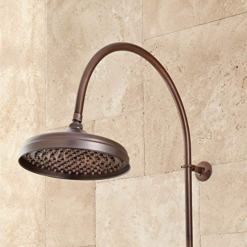 Signature Hardware 905351 Oxford Exposed Thermostatic Tub and Shower System with Hand Shower and Tub Spout - Rough In Included