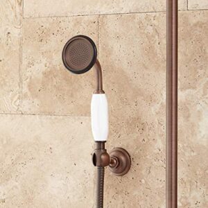 Signature Hardware 905351 Oxford Exposed Thermostatic Tub and Shower System with Hand Shower and Tub Spout - Rough In Included