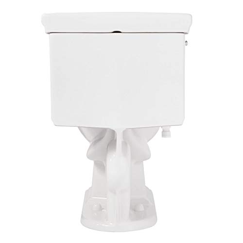 Signature Hardware 948418-12-L Key West 1.28 GPF One Piece Elongated Chair Height Toilet - Seat Included