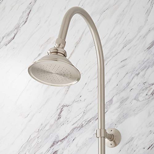 Signature Hardware 902867 Exposed Shower System with Shower Head and Handshower