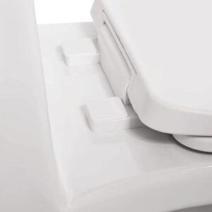 Signature Hardware 948416-12-L Key West 1.28 GPF One Piece Elongated Skirted Chair Height Toilet - Seat Included