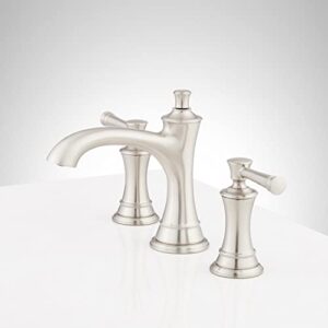 Signature Hardware 948585 Beasley 1.2 GPM Widespread Bathroom Faucet with Pop-Up Drain Assembly