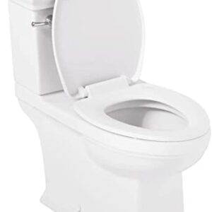 Signature Hardware 948434-12-L Key West 1.28 GPF Two Piece Elongated Skirted Chair Height Toilet - Seat Included