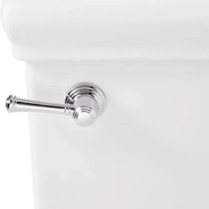 Signature Hardware 948434-12-L Key West 1.28 GPF Two Piece Elongated Skirted Chair Height Toilet - Seat Included