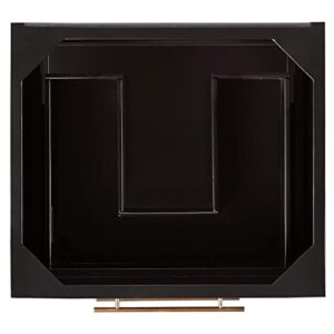 Signature Hardware 953330-24-RUMB-1 Robertson 24" Free Standing Single Vanity Set with Mahogany Cabinet, Vanity Top, and Rectangular Undermount Vitreous China Sink - Single Faucet Hole