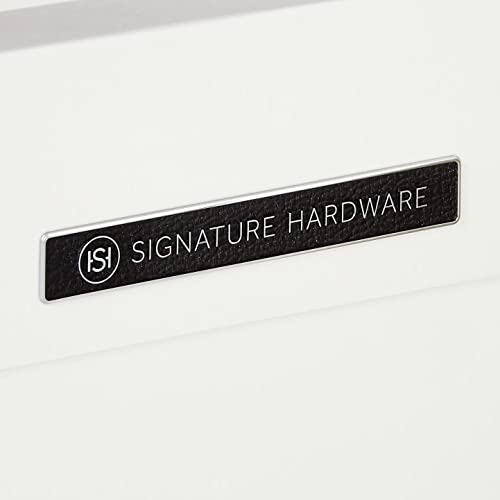 Signature Hardware 953346-48-RUMB-8 Burfield 49" Free Standing Single Vanity Set with Cabinet, Vanity Top, and Rectangular Undermount Vitreous China Sink - 8" Faucet Holes