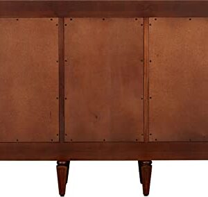 Signature Hardware 454072 Elmdale 60" Mahogany Wood Double Vanity Cabinet