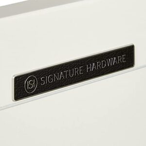 Signature Hardware 953348-48-RUMB-0 Elmdale 48" Free Standing Single Vanity Cabinet Set with Mahogany Cabinet, Vanity Top and Rectangular Undermount Sink - No Faucet Holes