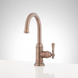 signature hardware 948522 amberly 1.8 gpm single hole bar faucet