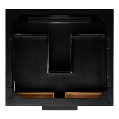 Signature Hardware 953673-24-RUMB-1 DITA 24" Wall Mounted Single Basin Vanity Set with Wood Cabinet, Marble Vanity Top, and Undermount Sink