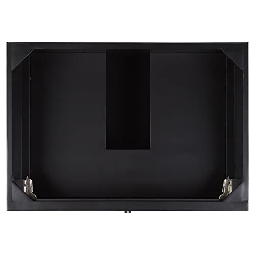 Signature Hardware 937435-RUMB-0 Talyn 30" Free Standing Single Vanity Cabinet Set with Mahogany Cabinet, Quartz Vanity Top and Rectangular Undermount Sink - No Faucet Holes