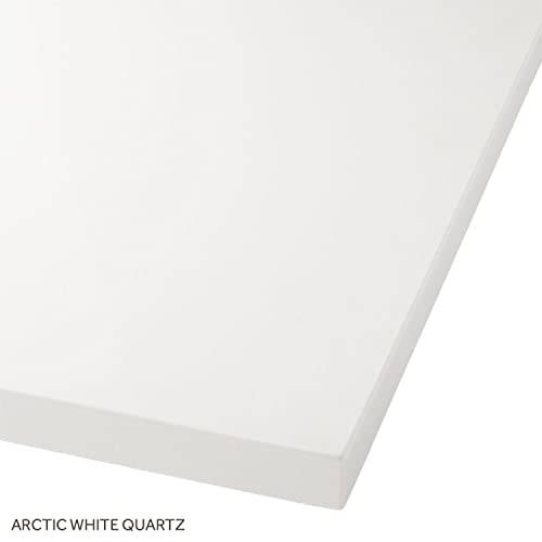 Signature Hardware 950706-36-RUMB-8 Aliso 36" Free Standing Single Basin Vanity Set with Teak Cabinet, Granite Vanity Top, and Rectangular Porcelain Undermount Sink