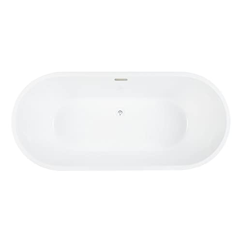 Signature Hardware 948787-70 Danae 70" Acrylic Soaking Tub