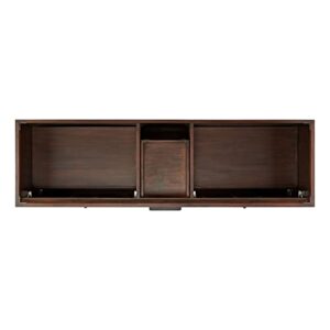 Signature Hardware 482479 Aliso 72" Single Vanity Cabinet Only with Teak Cabinet - Less Vanity Top