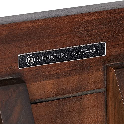 Signature Hardware 482479 Aliso 72" Single Vanity Cabinet Only with Teak Cabinet - Less Vanity Top