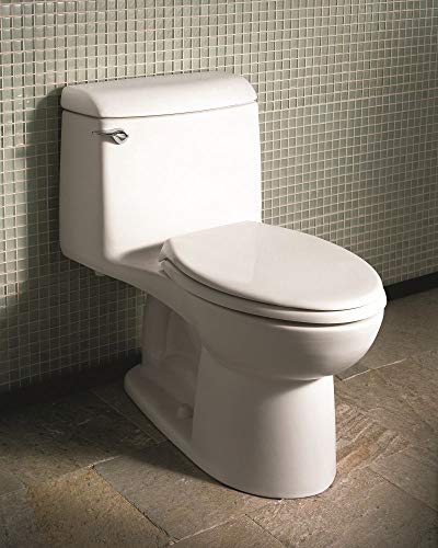 American Standard 2034314.020 Champion 4 One-Piece Toilet with Seat Elongated Chair Height, White