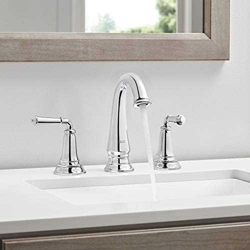 American Standard 7052807.002 Delancey Widespread Bathroom Faucet with Pop-up Drain, Polished Chrome