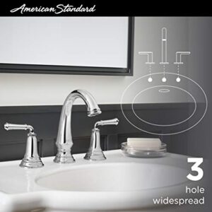 American Standard 7052807.002 Delancey Widespread Bathroom Faucet with Pop-up Drain, Polished Chrome