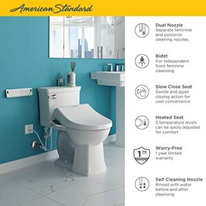 American Standard 8012A80GRC-020 Advanced Clean AC 2.0 SpaLet Bidet Seat with Remote Control Operation, White