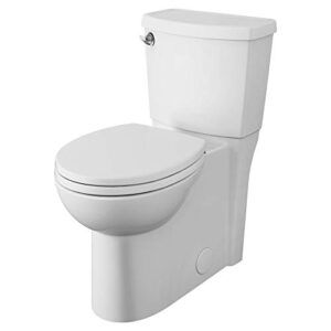 American Standard 2988101.020 Cadet 3 FloWise 2-Piece 1.28 GPF Single Flush Right Height Round Front Toilet with Concealed Trapway, White