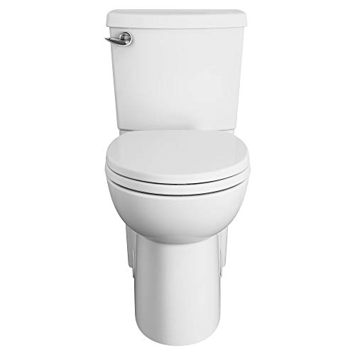 American Standard 2988101.020 Cadet 3 FloWise 2-Piece 1.28 GPF Single Flush Right Height Round Front Toilet with Concealed Trapway, White