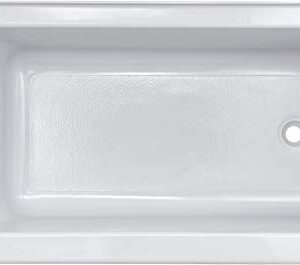 American Standard 2973202.011 Studio Integral Apron Bathtub Left Drain 60 in. x 30 in. in Arctic White