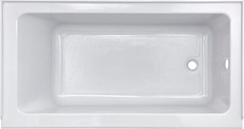 American Standard 2973202.011 Studio Integral Apron Bathtub Left Drain 60 in. x 30 in. in Arctic White