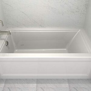 American Standard 2544102.02 Town Square S 60"x32" Bathtub-Right Drain, White