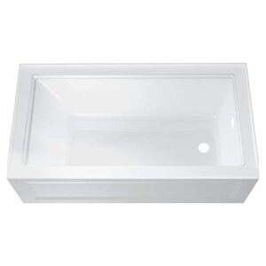 american standard 2544102.02 town square s 60″x32″ bathtub-right drain, white