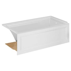 American Standard 2544102.02 Town Square S 60"x32" Bathtub-Right Drain, White