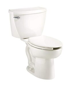 american standard 2462016.020 cadet 1.6 gpf 2-piece elongated toilet with 12-in rough-in, 30.25″ length x 20.5″ width x 29.25″ height, white