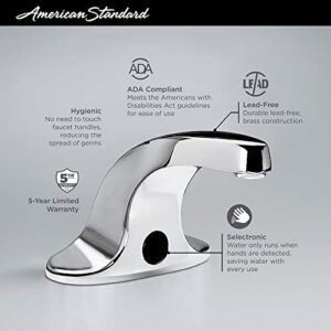 American Standard 6055205.002 Innsbrook Selectronic Hands-Free Battery Powered Faucet, 0.5 GPM, Polished Chrome